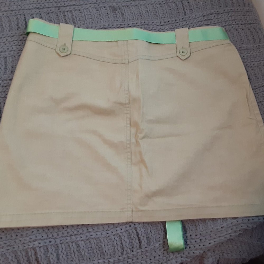 Roxy utility beige khaki skirt - Picture 3 of 11